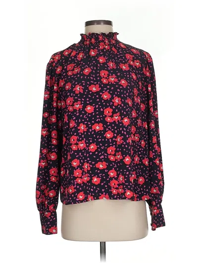 Pre-owned Sanctuary Long Sleeve Blouse In Red