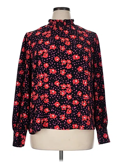 Pre-owned Sanctuary Long Sleeve Blouse In Red
