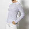 Sanctuary Long Sleeve Boatneck T-shirt In Sky Blue