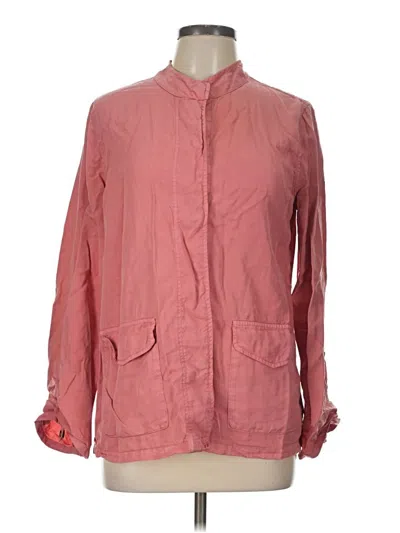 Pre-owned Sanctuary Long Sleeve Button Down Shirt In Pink