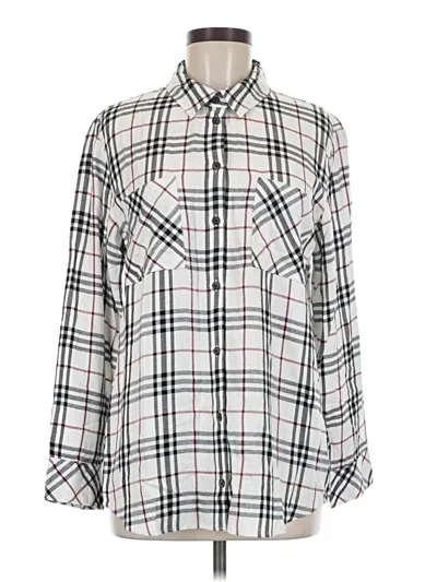 Sanctuary Long Sleeve Button Down Shirt In Black