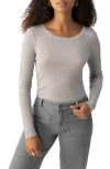 Sanctuary Femme Crew Tee In Heather Grey In Heather Grey