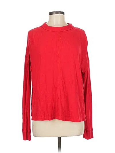 Pre-owned Sanctuary Long Sleeve T-shirt In Red