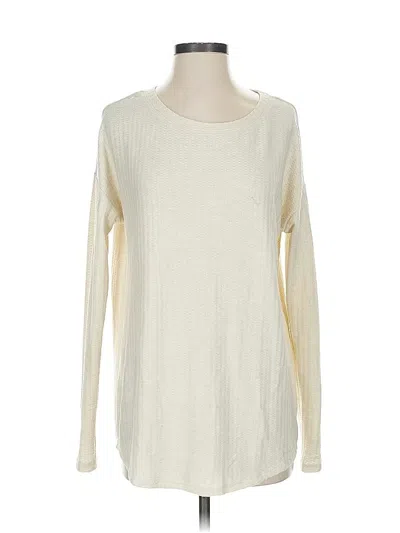 Pre-owned Sanctuary Long Sleeve T-shirt In White