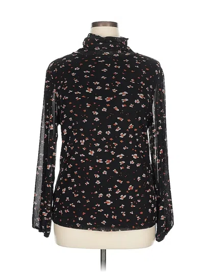 Pre-owned Sanctuary Long Sleeve Top Black Turtleneck Tops