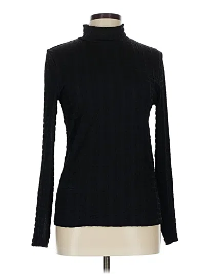 Pre-owned Sanctuary Long Sleeve Top Black Turtleneck Tops