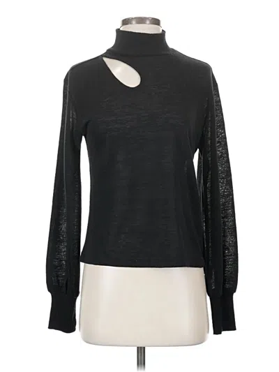 Pre-owned Sanctuary Long Sleeve Top Black Turtleneck Tops