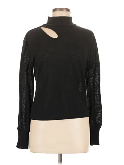 Pre-owned Sanctuary Long Sleeve Top Black Turtleneck Tops