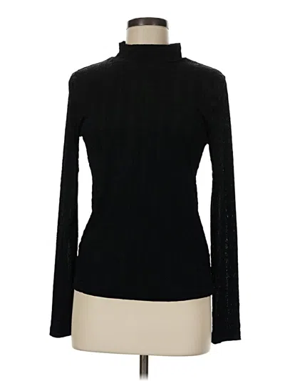 Pre-owned Sanctuary Long Sleeve Top Black Turtleneck Tops