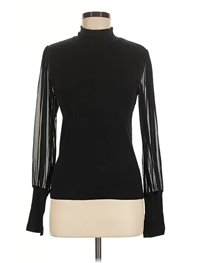 Pre-owned Sanctuary Long Sleeve Top Black Turtleneck Tops