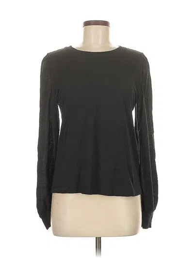 Pre-owned Sanctuary Long Sleeve Top Gray Crew Neck Tops