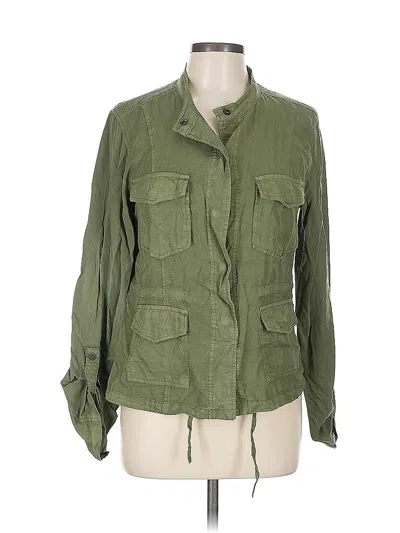 Pre-owned Sanctuary Long Sleeve Top Green Square Neckline Tops