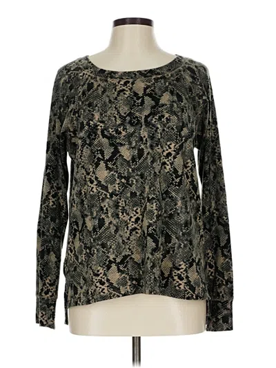 Pre-owned Sanctuary Long Sleeve T-shirt In Black