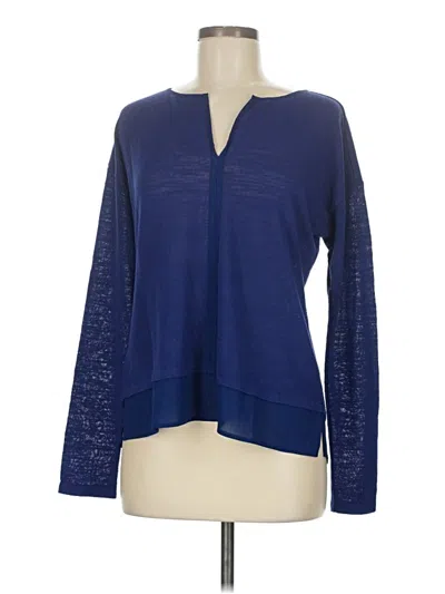 Pre-owned Sanctuary Long Sleeve T-shirt In Blue