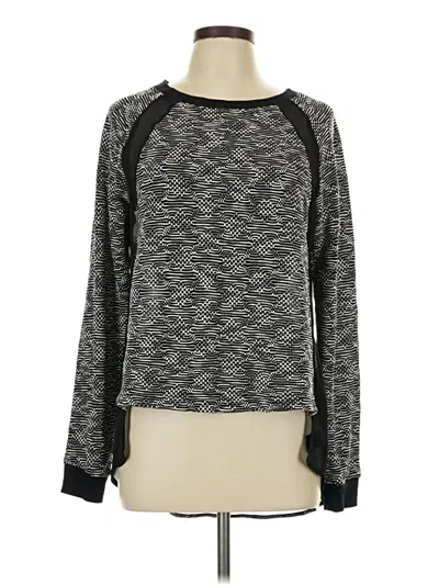 Pre-owned Sanctuary Long Sleeve T-shirt In Gray