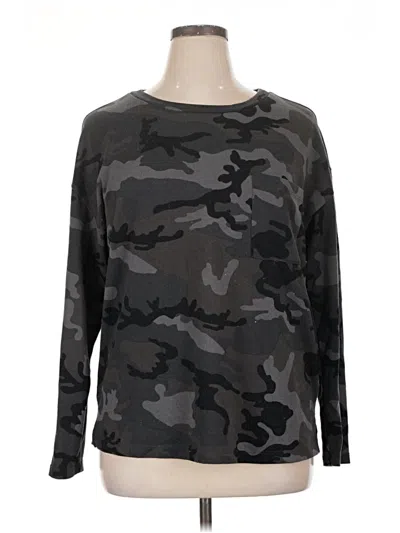 Pre-owned Sanctuary Long Sleeve T-shirt In Gray