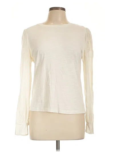 Pre-owned Sanctuary Long Sleeve T-shirt In Ivory