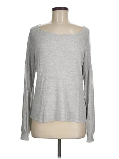 Pre-owned Sanctuary Long Sleeve T-shirt In Silver