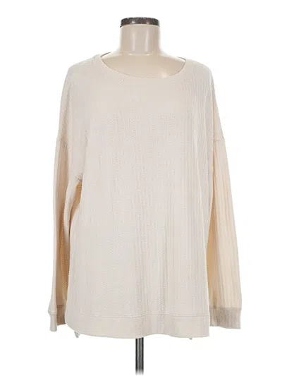 Pre-owned Sanctuary Long Sleeve T-shirt In White