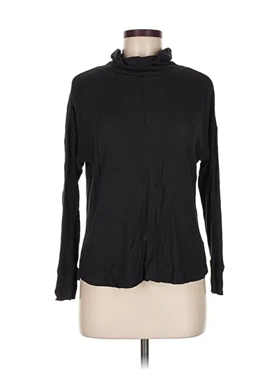 Pre-owned Sanctuary Long Sleeve Turtleneck In Black