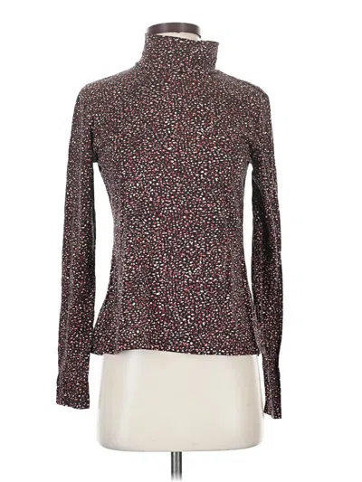 Pre-owned Sanctuary Long Sleeve Turtleneck In Brown