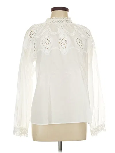 Pre-owned Sanctuary Long Sleeve Turtleneck In Ivory
