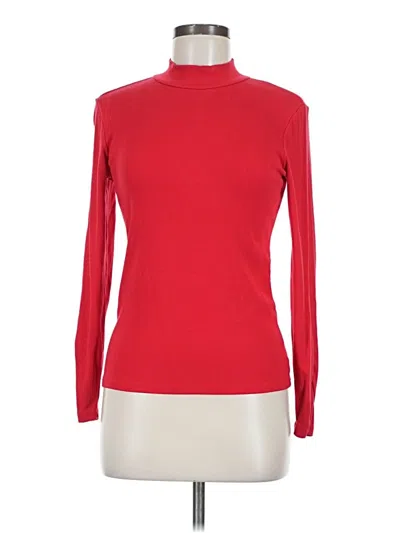 Pre-owned Sanctuary Long Sleeve Turtleneck In Red