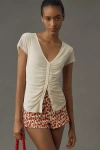 Sanctuary Long Time Lover Top In White