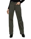 Sanctuary Luna High Waist Stretch Cotton Pants In Kalamata