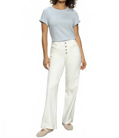 Sanctuary Luna Cuffed Denim Pants In White