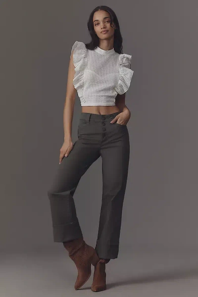 Sanctuary Luna Cuffed Pants In Green