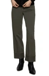 Sanctuary Luna High Waist Stretch Cotton Pants In Kalamata