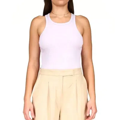Sanctuary Made You Look Rib Tank Top In Lilac Field In Multi