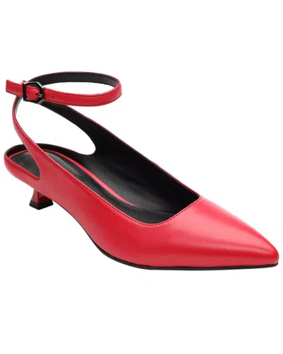 Sanctuary Magic Leather Pump In Red