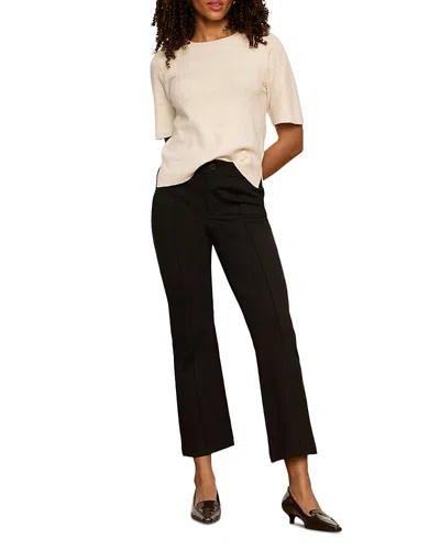 Sanctuary Mainline Ponte Flare Pants In Black