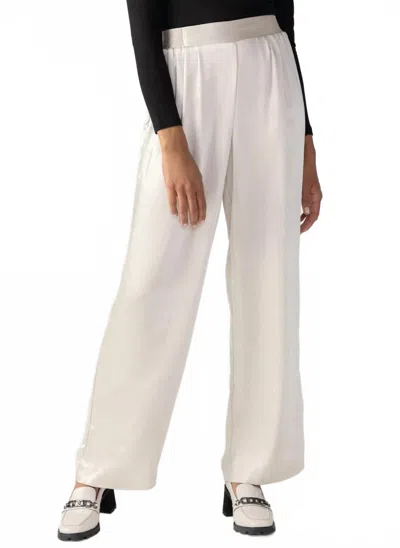 Sanctuary Margot High Waist Pants In Toasted Marshmallow In White