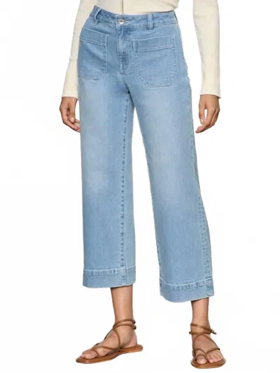 Sanctuary Marine Cropped Pant In Dollface In Blue