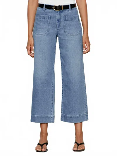 Sanctuary Marine Cropped Pants In Dollface In Black