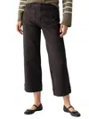 Sanctuary The Marine Crop Denim Pants In Black