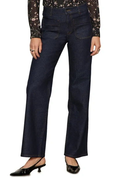 Sanctuary Marine Mid Rise Jeans In Blue