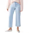 Sanctuary The Marine Crop Straight Leg Jeans In Multi