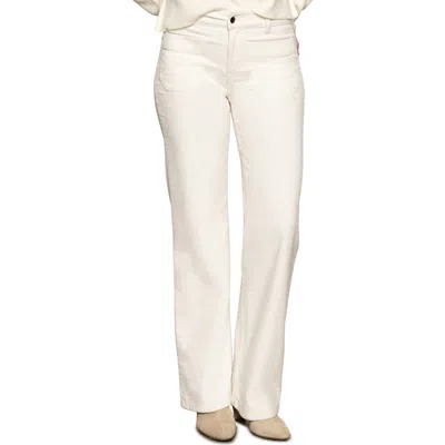 Sanctuary Marine Patch Pocket Stretch Cotton Corduroy Pants In Gold