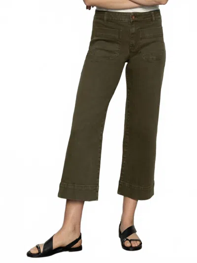 Sanctuary Marine Standard Rise Denim Pant In Fatigue