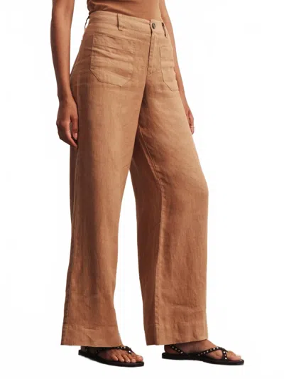 Sanctuary Marine Wide Leg Pants In Toasted Coconut In Brown