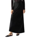 Sanctuary Everyday Satin Midi Skirt In Black