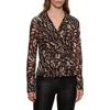 Sanctuary Mesh Button-down Shirt In Multi