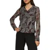 Sanctuary Mesh Button-down Shirt In Black