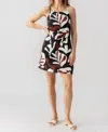Sanctuary Mini Shift Dress In Mineral Mine In Multi