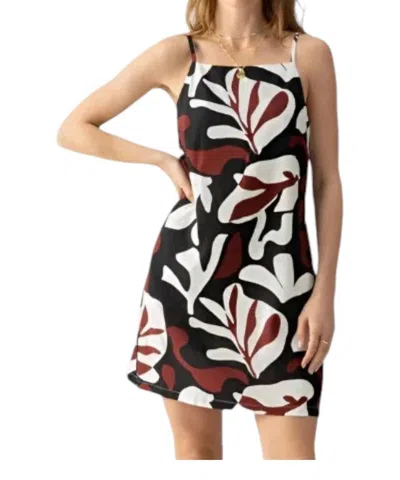 Sanctuary Mini Shift Dress In Mineral In Multi