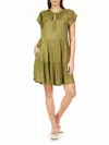 Sanctuary Modern Babydoll Dress In Burnt Olive In Multi
